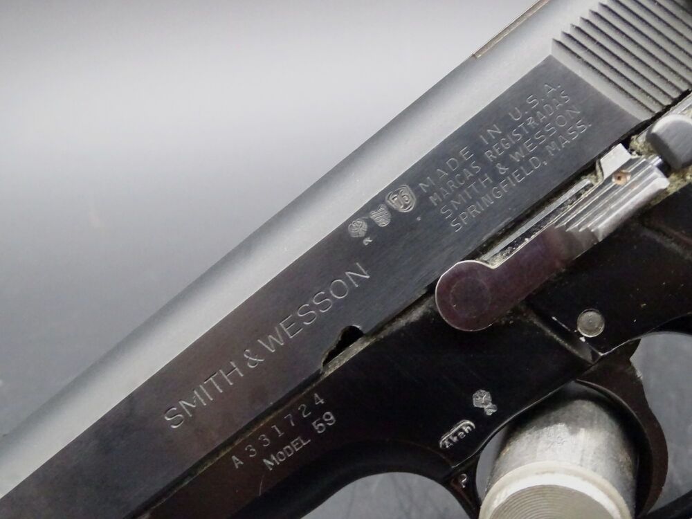S&W Smith & Wesson Mod 59 Beschussjahr 1976 Kaliber 9mm Luger 59