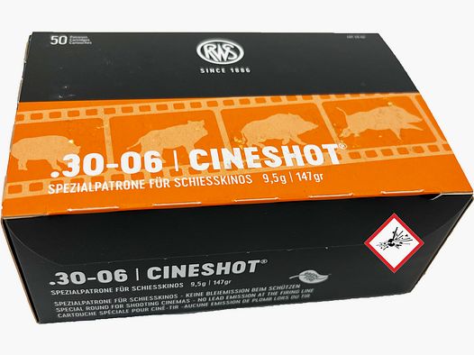 RWS Cineshot cartouche de fusil .30-06 147grs