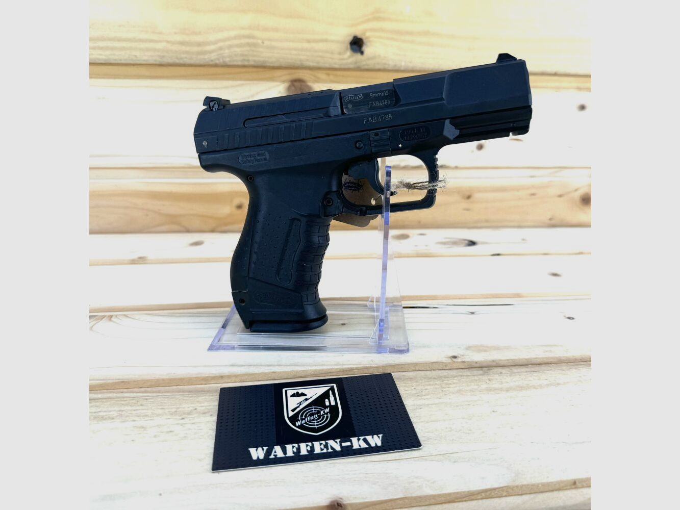 Demonstration weapon Carl Walther pistol P99 AS 9x19 15R Black 9mm Luger