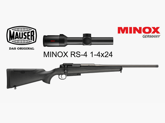 Blaser Group GmbH MAUSER 25 EXTREME Ripetitore a trazione diretta .308 Win. + MINOX RS-4 1-4x24
