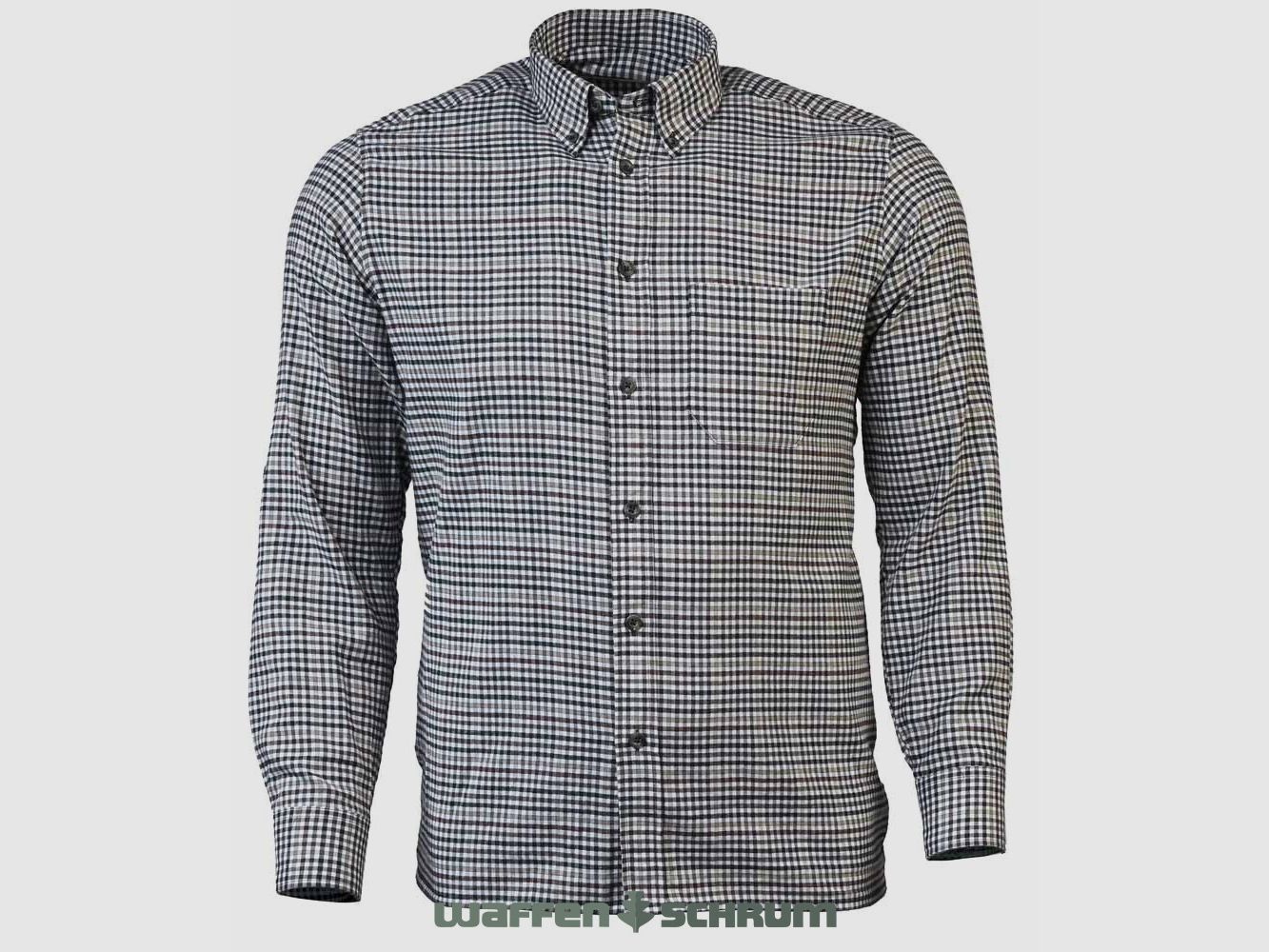 Chemise Skogen 1/1 Manche Boutonnée Olive/marron