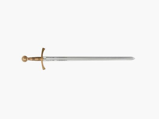 Replika Denix francuskiego średniowiecznego miecza Epee Fleur de LYS Niebieskie Futteral 109 cm