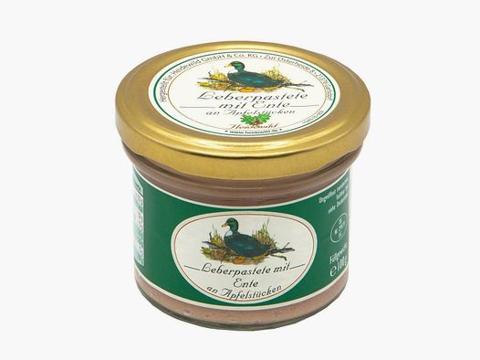 Heidewild Leberpastete mit Ente an Apfelstücken