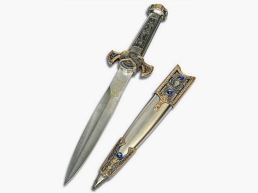 Couteau viking avec décorations de poignée