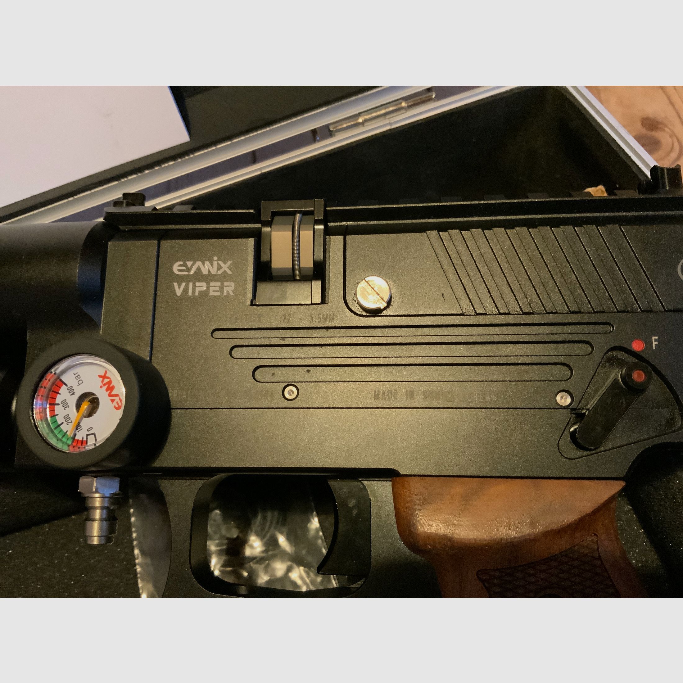 Luftpistole Evanix Viper PCP 5,5 mm Semi-Automatische Pressluftpistole