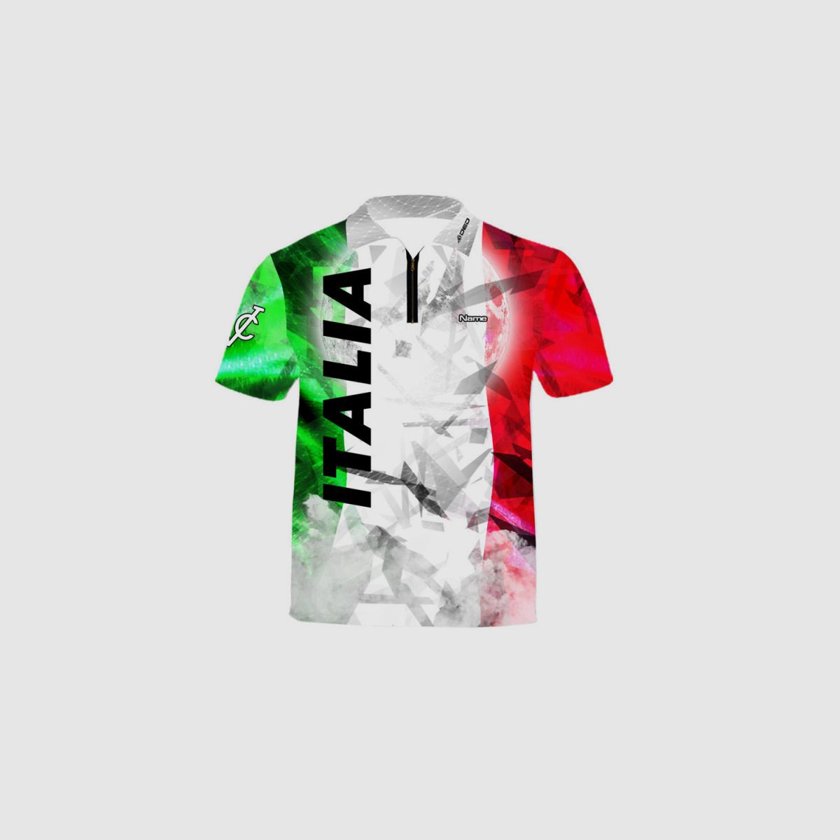 DED IPSC Italien T-Shirt, Größe: S, Benutzerdefinierter Name: Mit Benutzerdefiniertem Namen, Kleidungstyp: Kinder, Bild 1 von 3