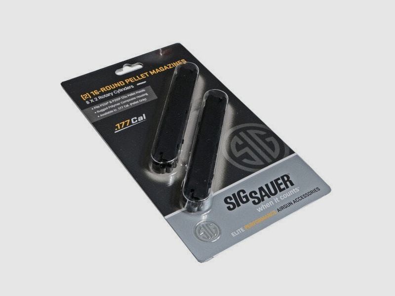 PACK MIT 2 MAGAZINEN FÜR SIG SAUER P226 CO2 4,5