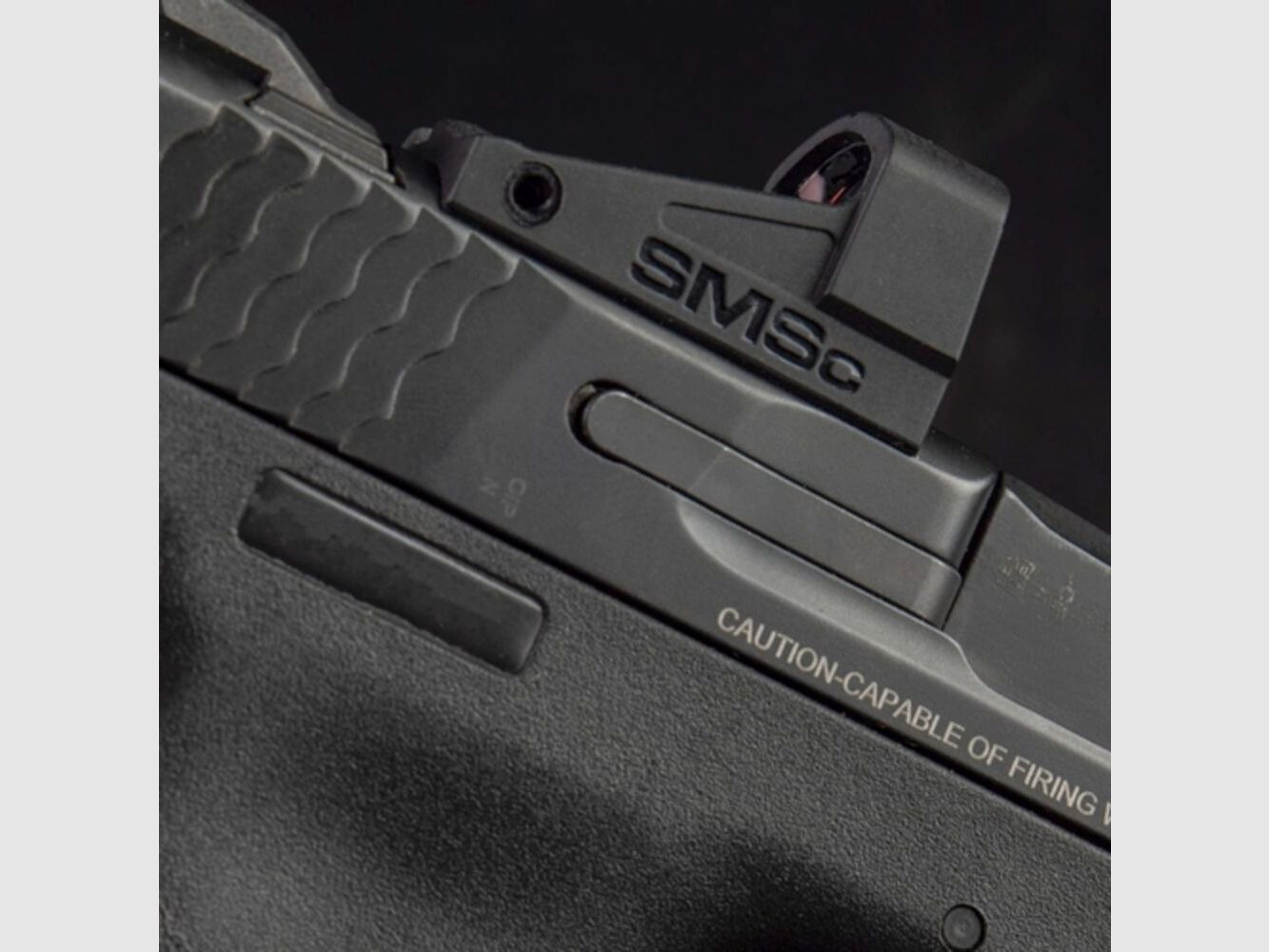 Shield Mirino Rosso SMSc 8 MOA Punto Nero - Punto in Vetro Acrilico