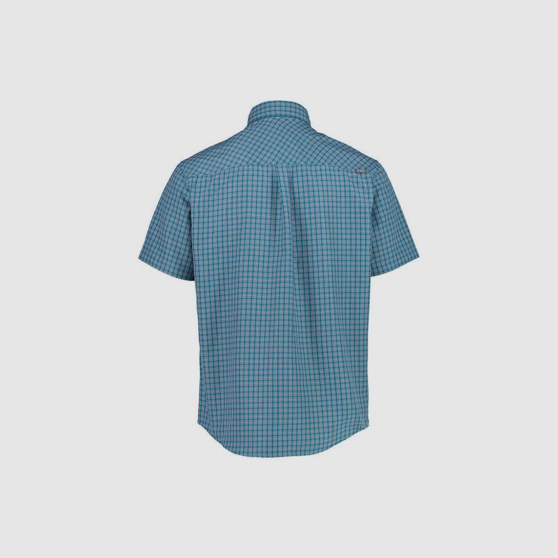 CMP Kurzarm-Hemd mit Karomuster Ottanio-Zement 50