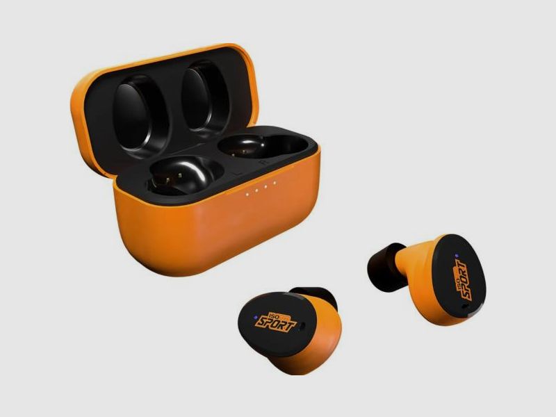 ISO TUNES Gehörschutz Ohrenstöpsel Caliber Orange 32 dB -Aktiv