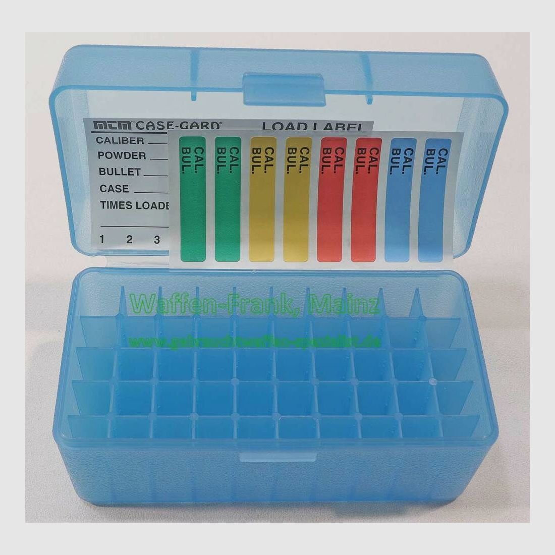 MTM Products Company USA Patronenbox RS-S-50 blauklar