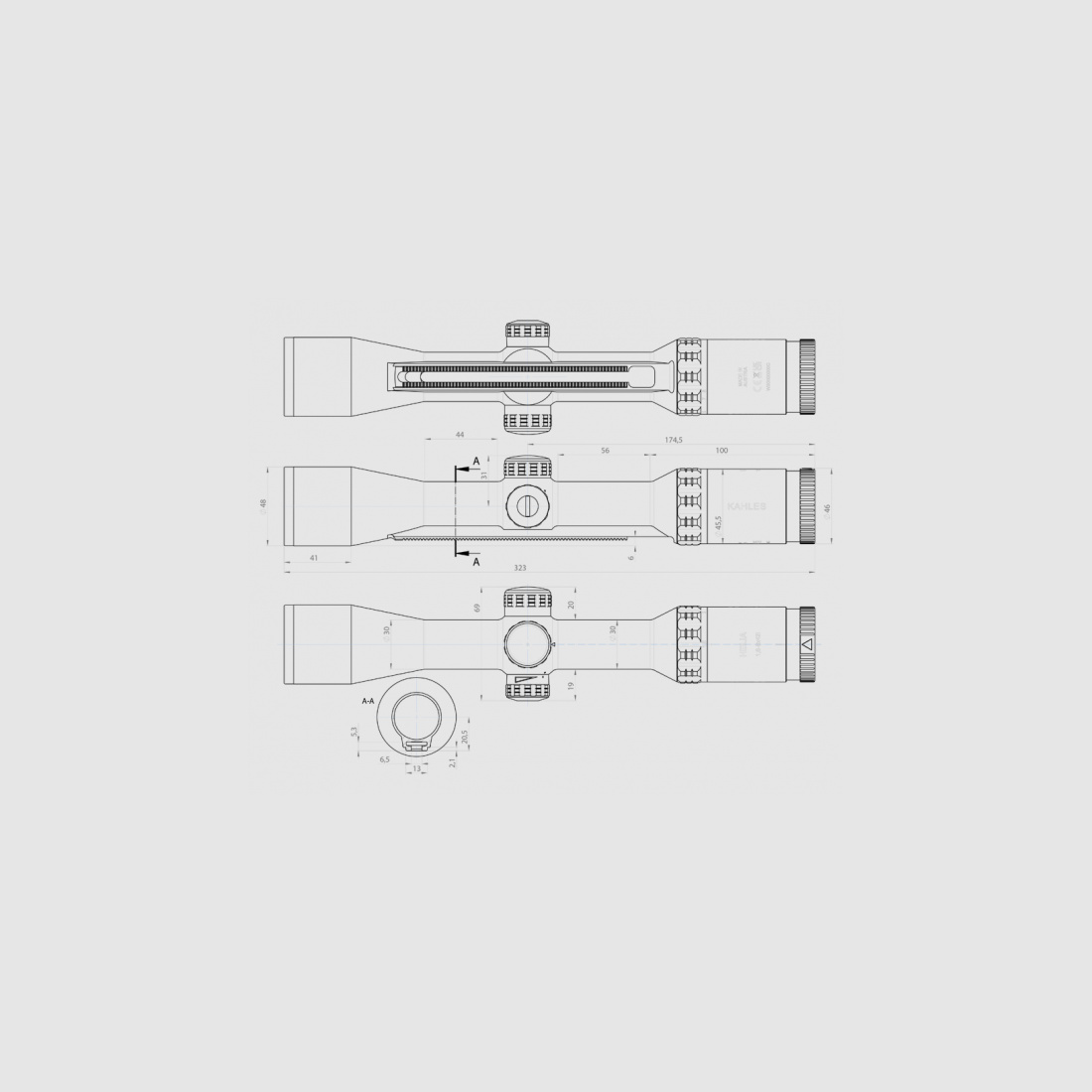 Kahles Helia 1,6-8x42i Zielfernrohr