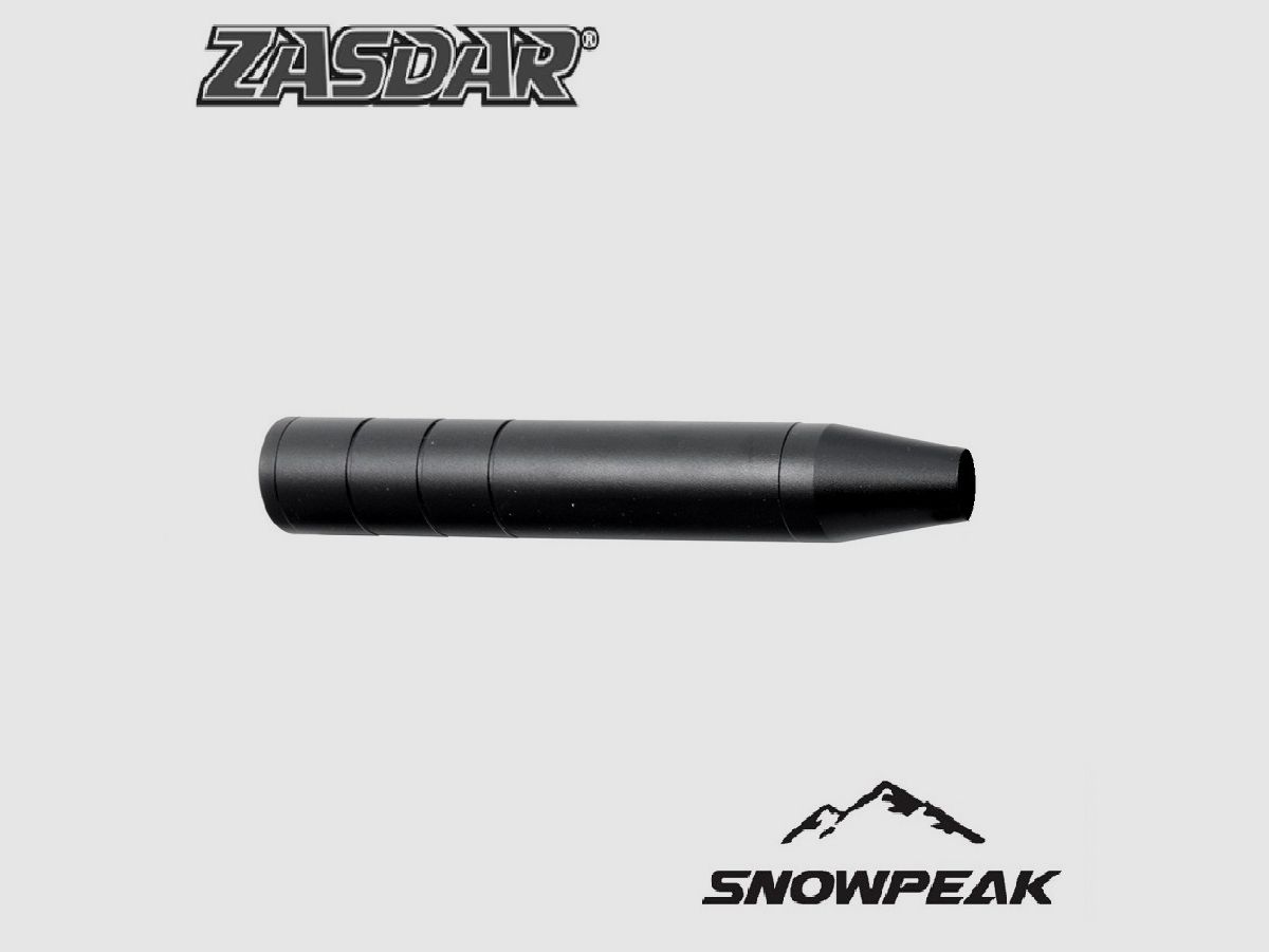 Schalldämpfer Snowpeak – Zasdar spezifisch für Gewehre und Pistolen Kaliber 4,5 / 5,5 mm