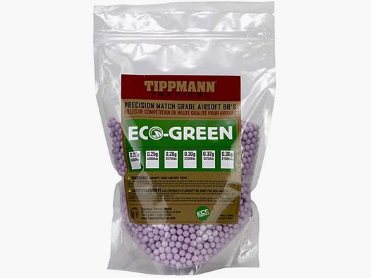 Tippmann 6mm Airsoft BIO BBs 0.28g bolsa de 1kg / Púrpura claro (3570 uds)