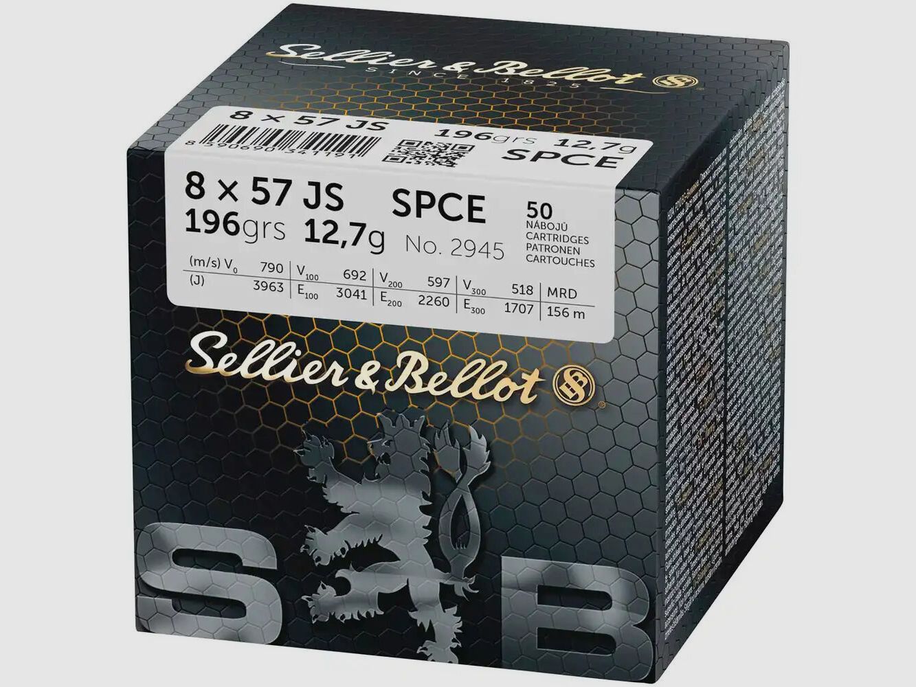 Sellier & Bellot SPCE 12,7g/196grs à 50 8x57 JS
