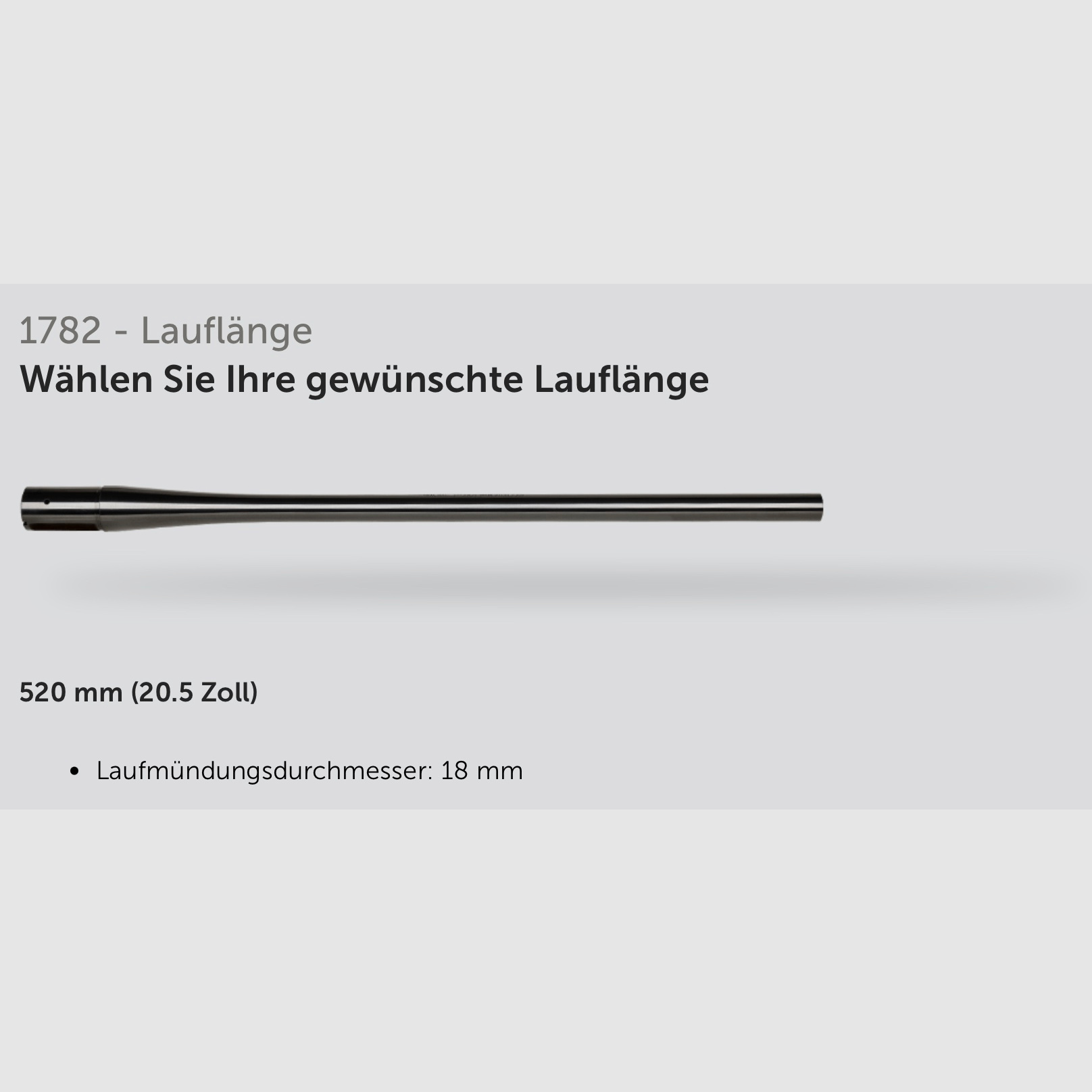 J.G. Anschütz 1782 D G-15x1 Classic Kaliber 6,5x55 SE Repetierbüchse LL 580mm M15x1 Gewinde