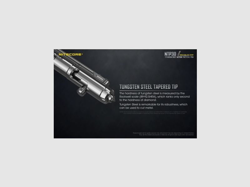 Stylo à bille en titane Nitecore NTP30, image 8 sur 16