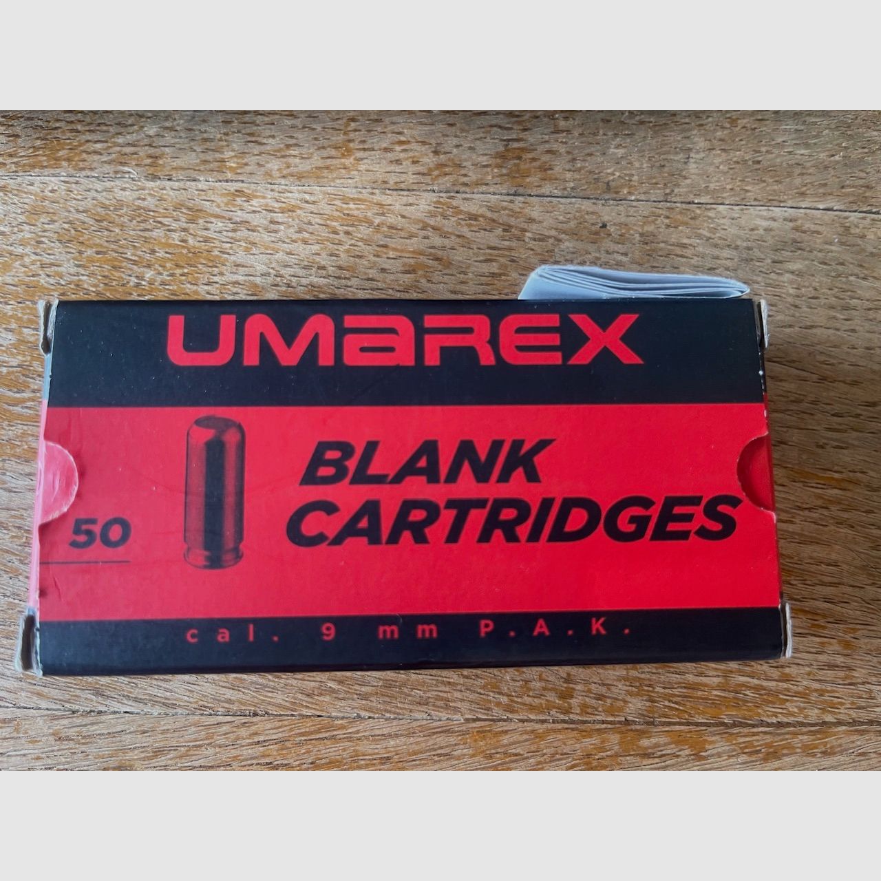 Umarex ammunition 9 mm P.A.K. Perfecta 61 pieces and Umarex ammunition 9 mm P.A.K. 50 pieces