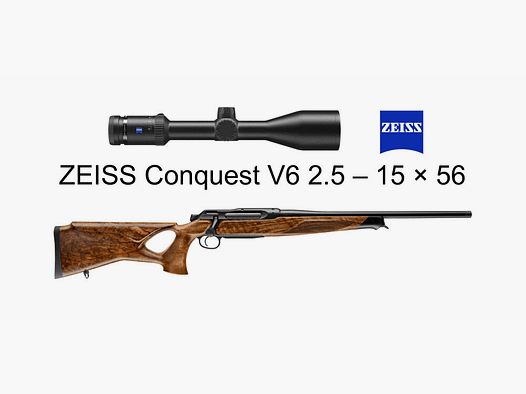 J.P. Sauer & Sohn Sauer 505 ICONIC Lochschaft HQ5 Pacchetto di Equipaggiamento Elegance | .308 Win. | ZEISS V6 2.5-15x56