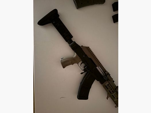 Midwest Industries Alpha Ak Folding Stock + Picatinny Adapter