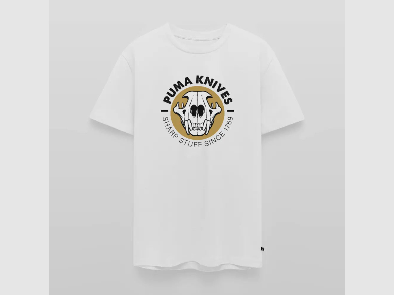 PUMA Men’s Premium T-Shirt "Skull Frontal Sharp Stuff"