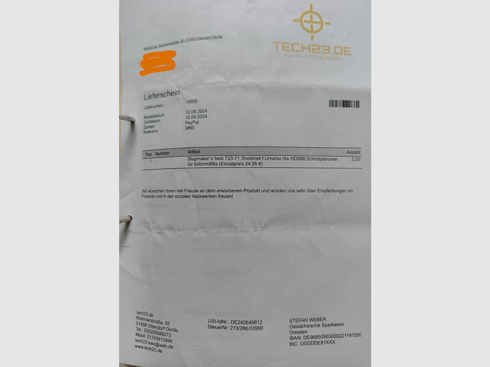 Umarex HDS 68 T4E CO2 Markierer Shotgun Schrotflinte mit Munition Koffer Rechnung 2024