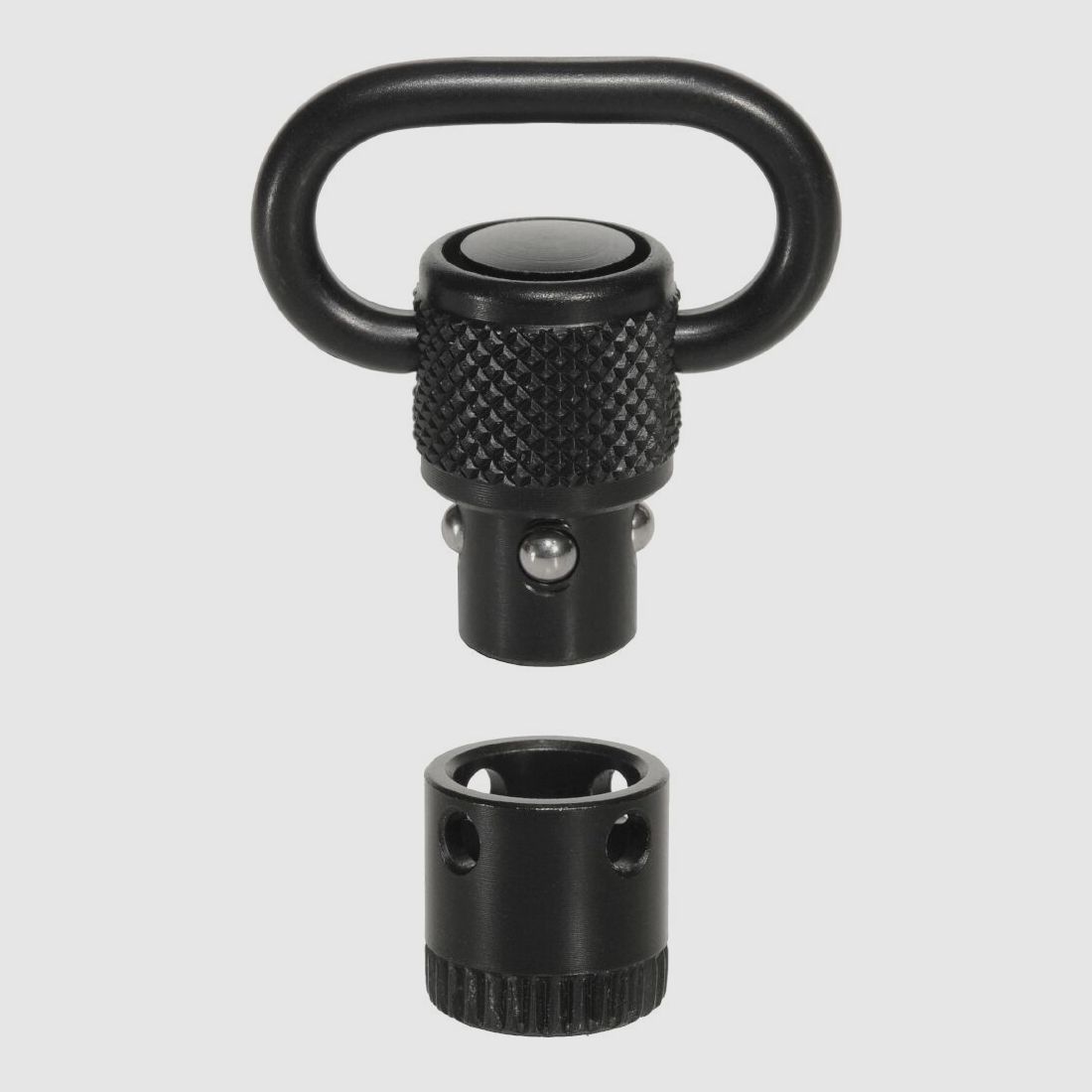 Belt buckle + bushing – Push & Go – For wood