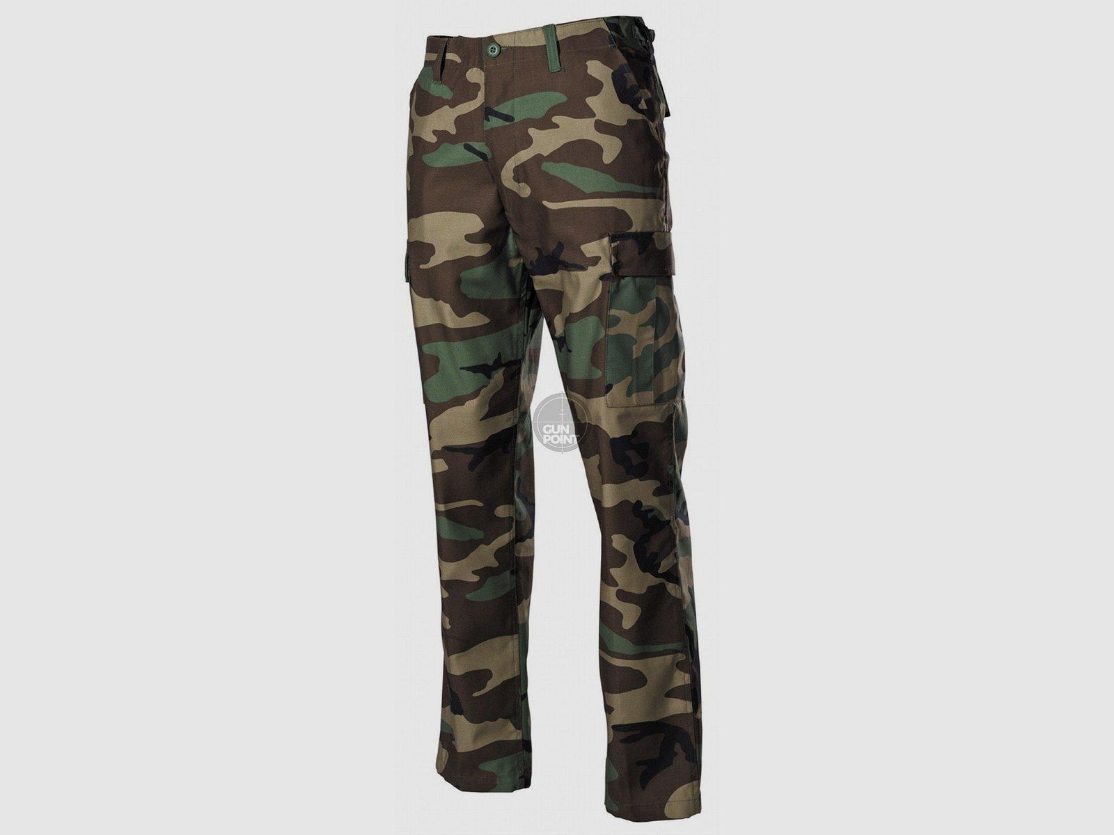US Kampfhose, BDU,woodland - Gre: L