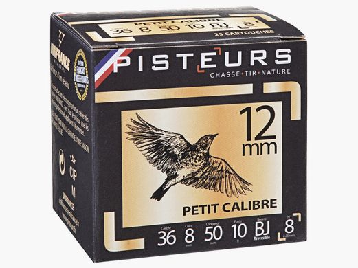 PISTEURS CARTOUCHES CAL. 12/50 MM PB 6