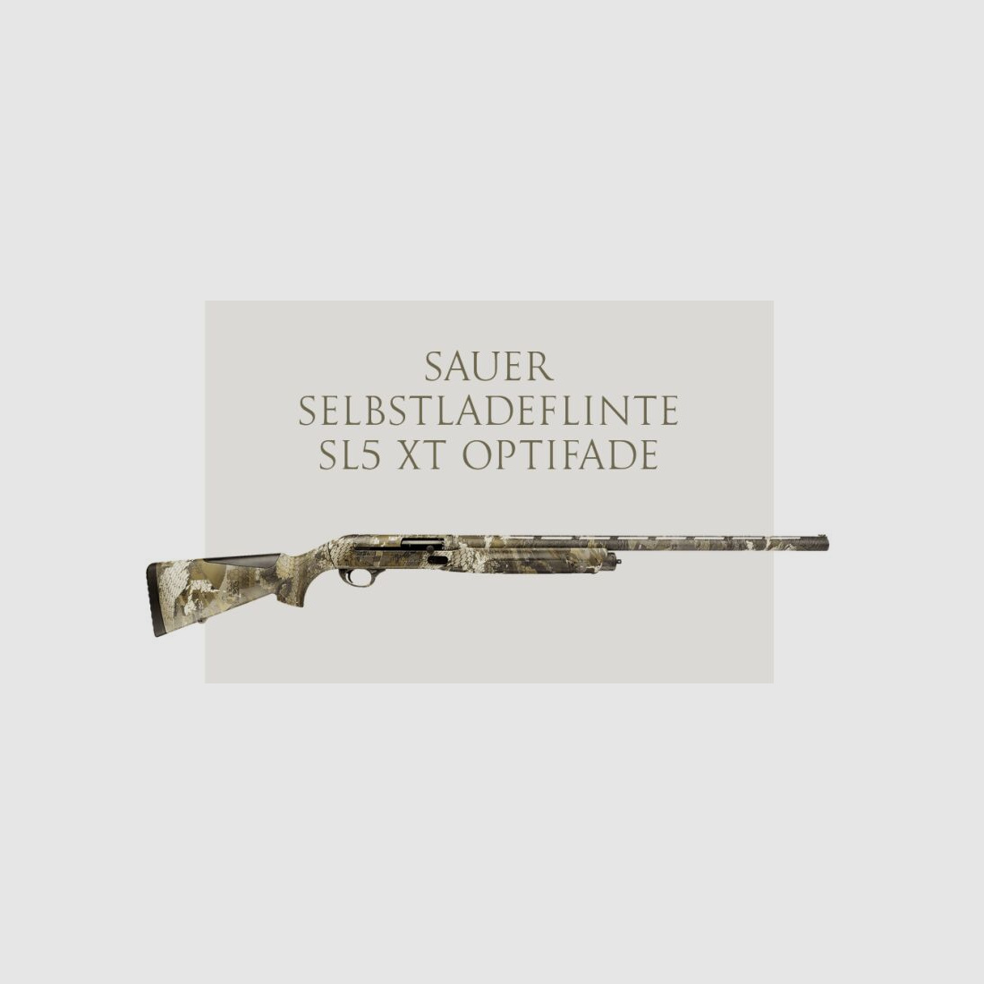 J.P. Sauer & Sohn Sauer fucile semiautomatico SL5 XT Optifade 700/760 mm cal. 12/76, 2+1