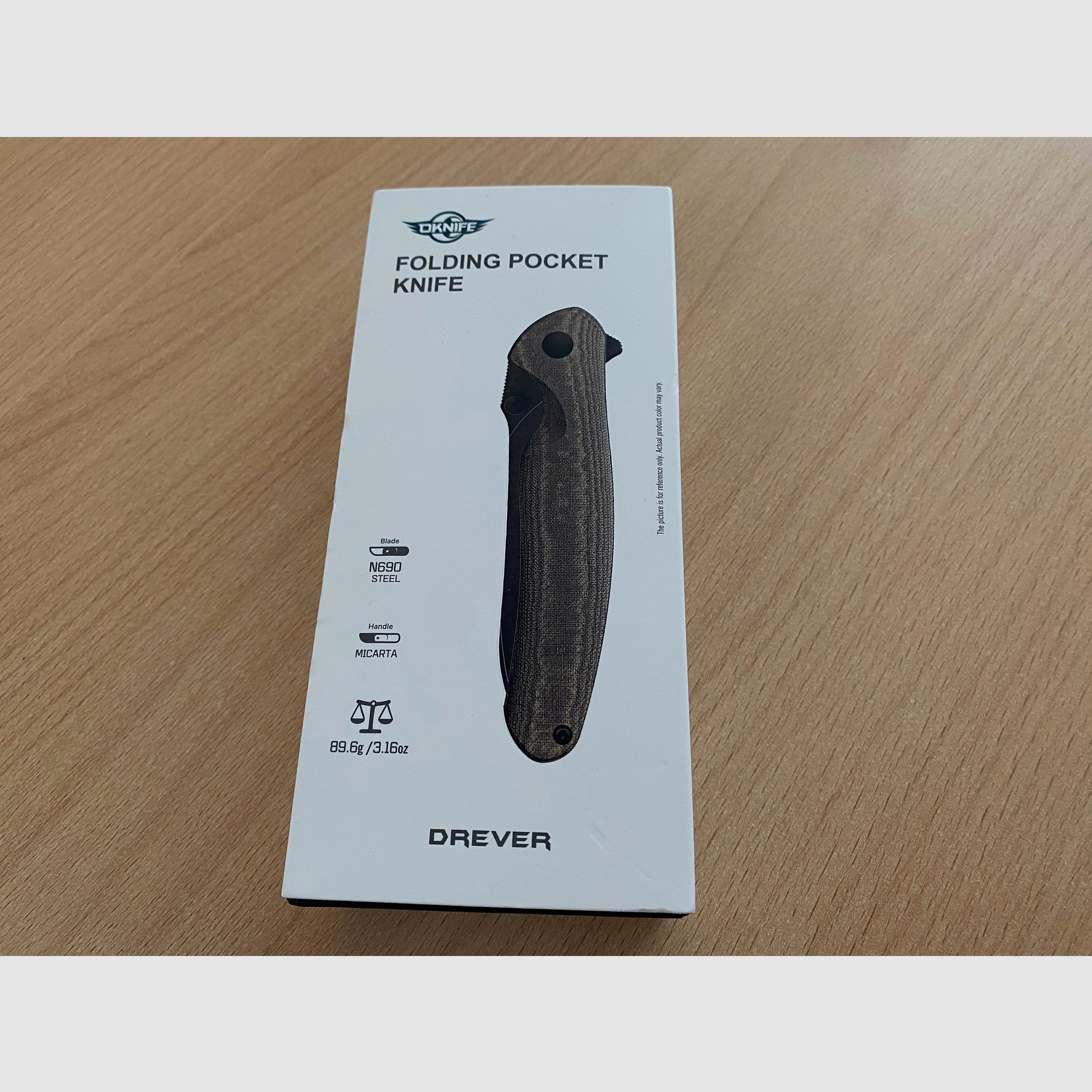 Olight Drever OD Green Micarta Handle Taschenmesser NEU & OVP 