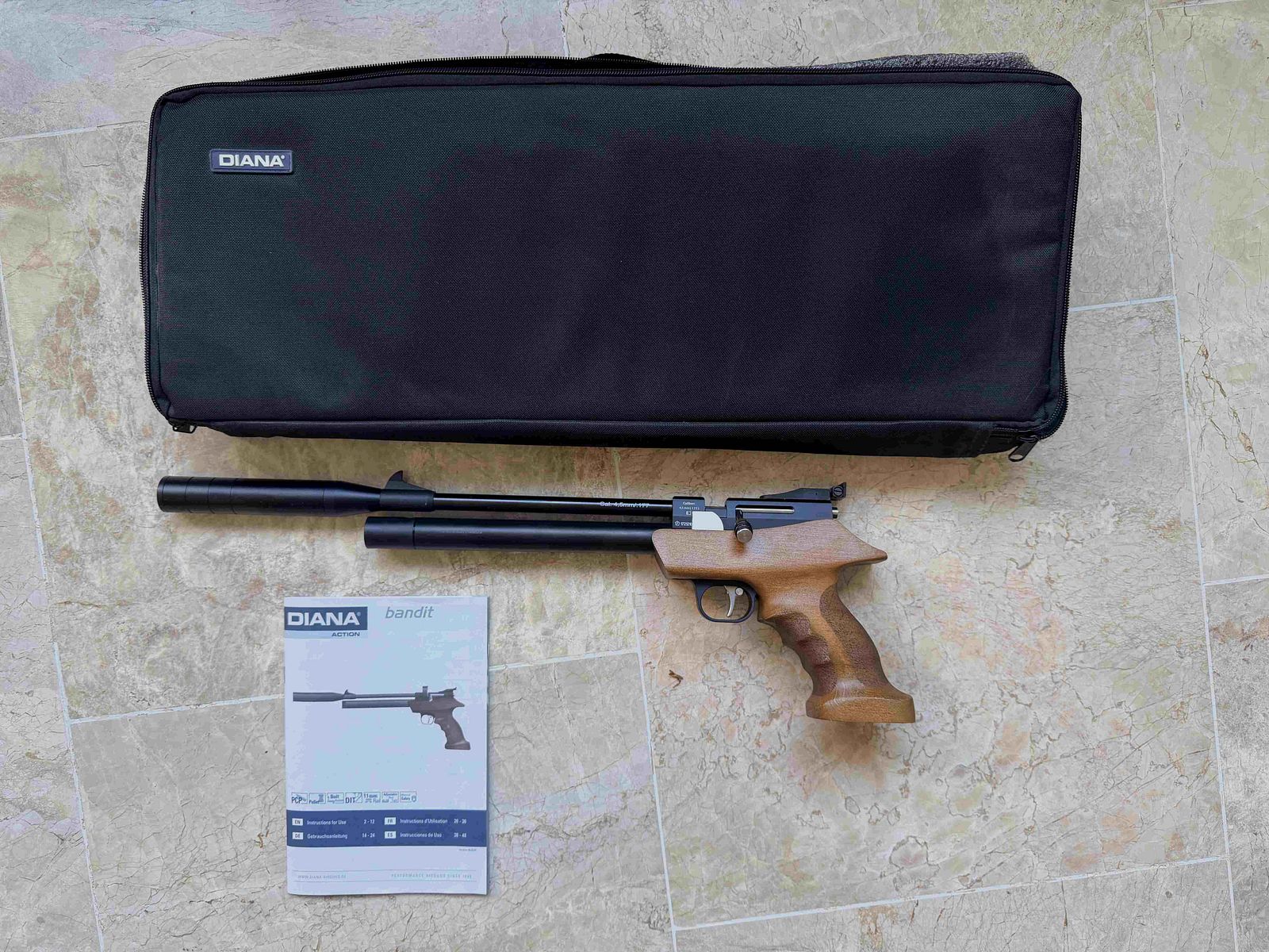 Diana Bandit Pressluftpistole wie neu