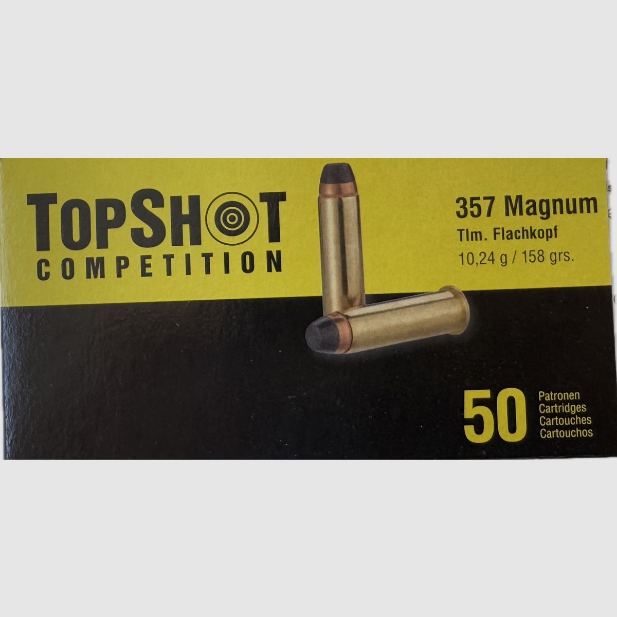 TOPSHOT Comp .357Magnum TLM FK 158grs - 50 disparos