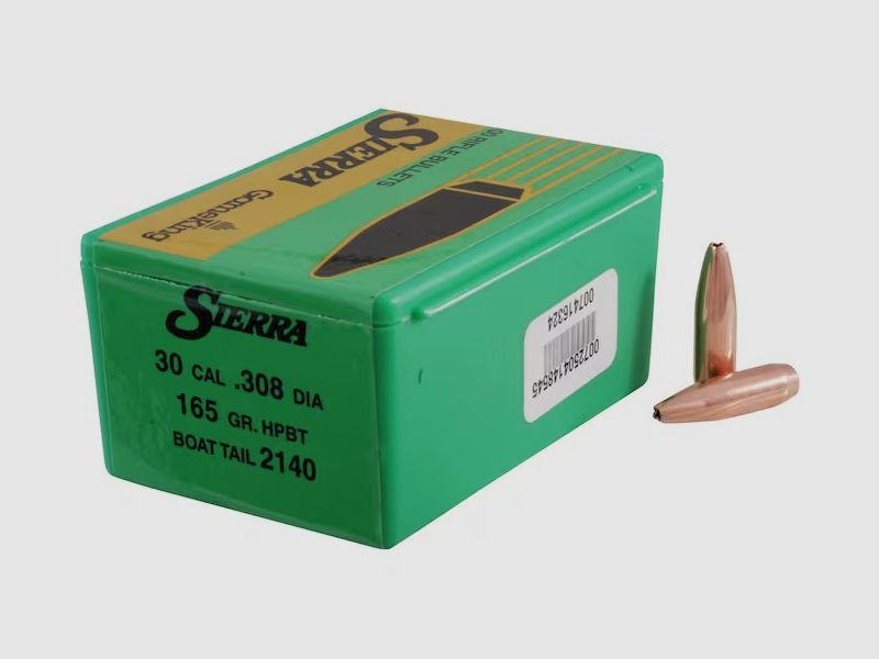 Sierra Bullet .30/.308 165GR HPBT 100 Pieces