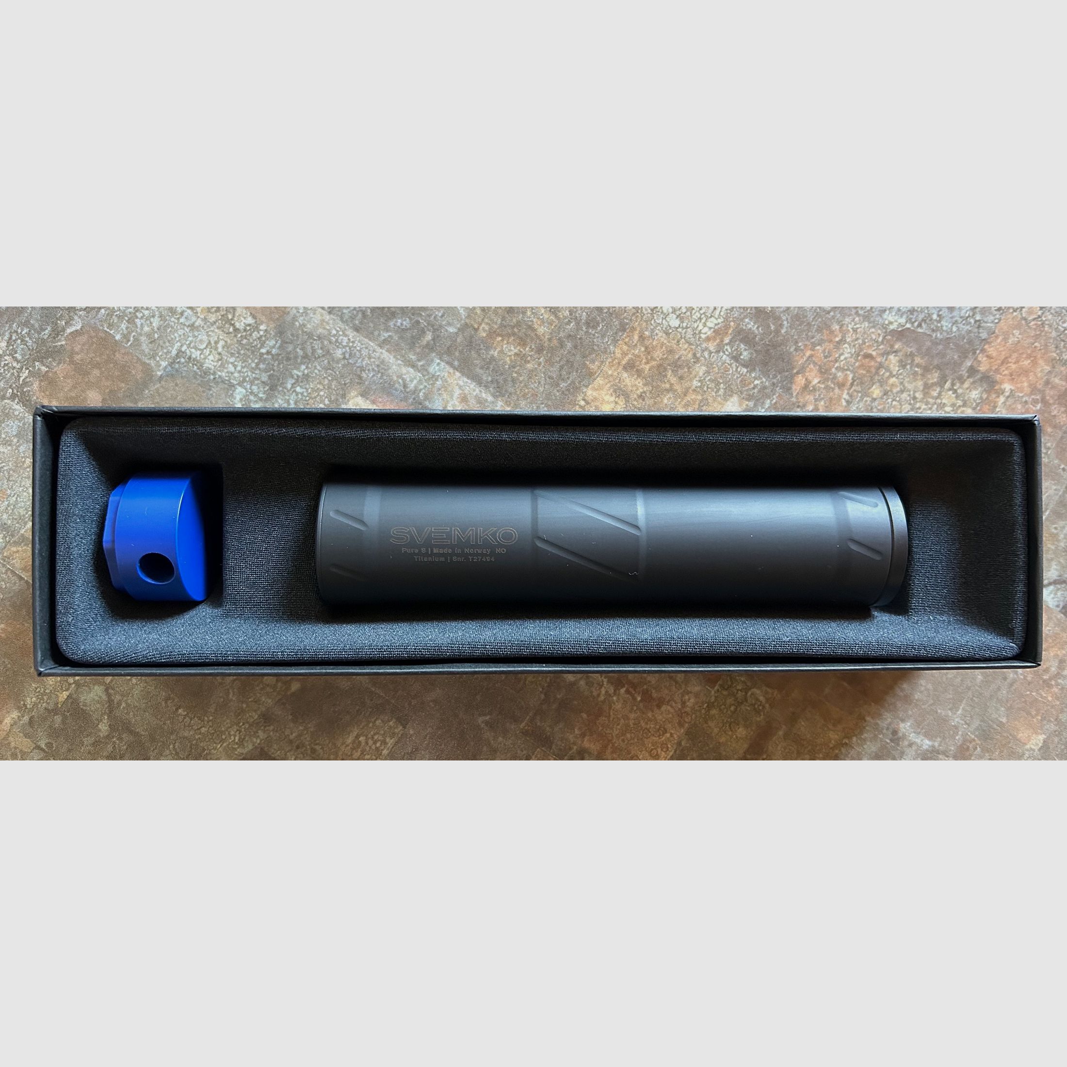 Silenciador SVEMKO Pure S | Cal 6.5mm / 0.25, Montaje rápido como *NUEVO*