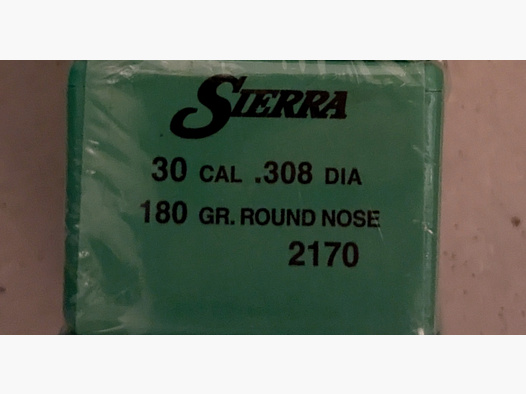 Sierra 30 .308 180 gr # 2170