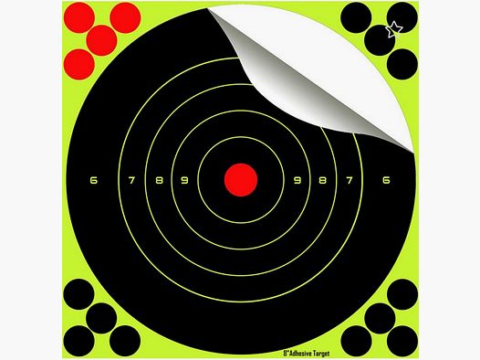 Target sports Adhesive Splatter burst 8'' large P/25