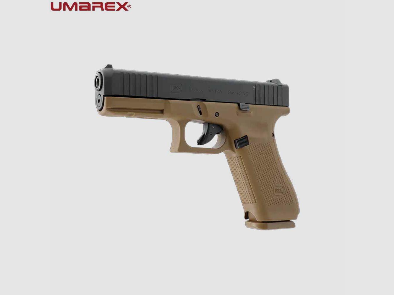 UMAREX GLOCK 17 Gen5 9mm P.A.K. BLACKK-COYOTE, image 2 sur 7