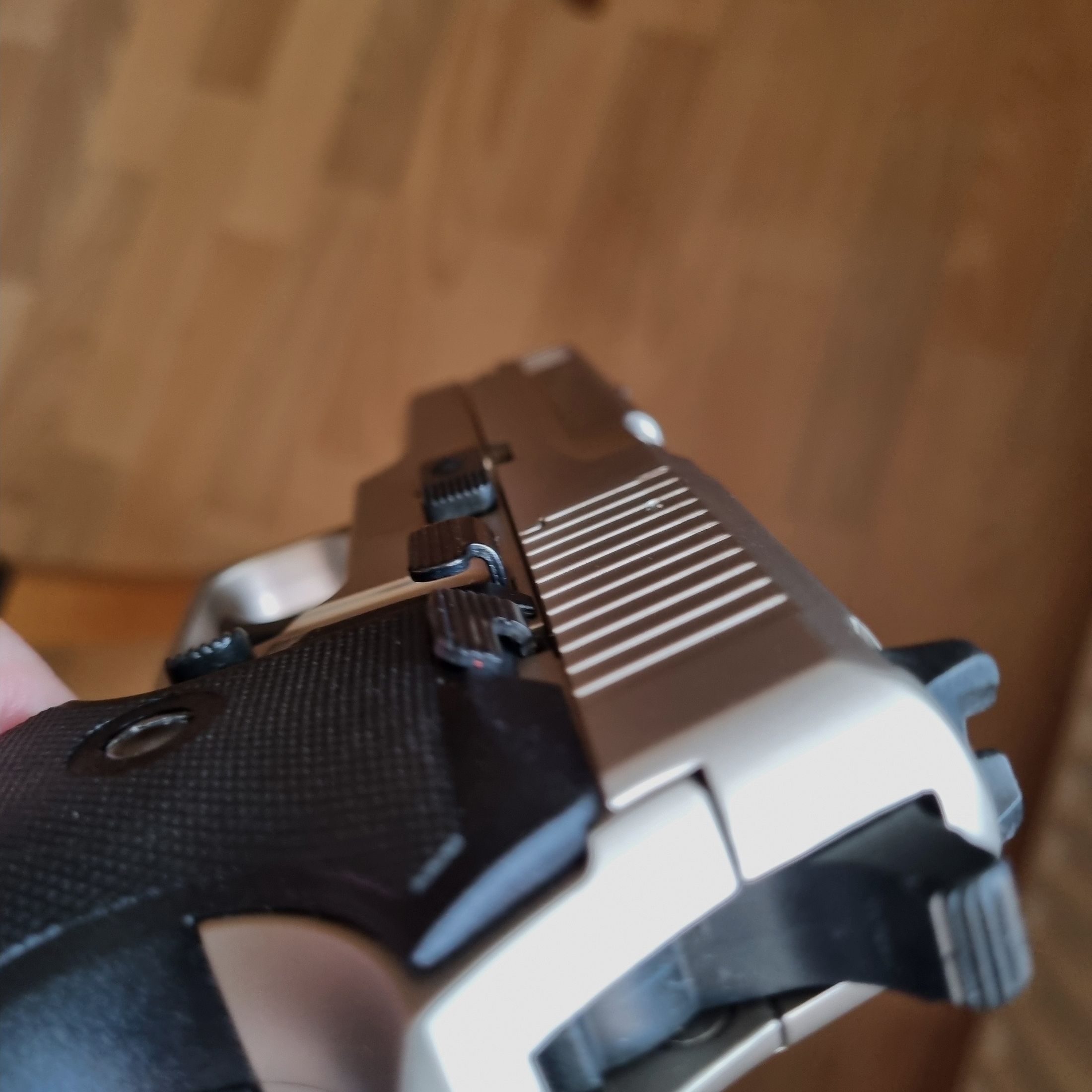 RWS Mod. C225, vernickelt, CO2, alte Ausführung, Kauf v.11.03.2006