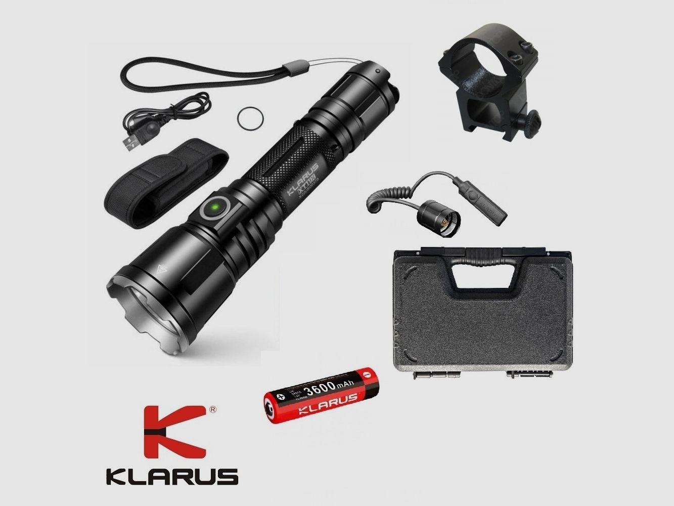 Klarus LXT11X LED Jagd-/Taktikset 3200 Lumen