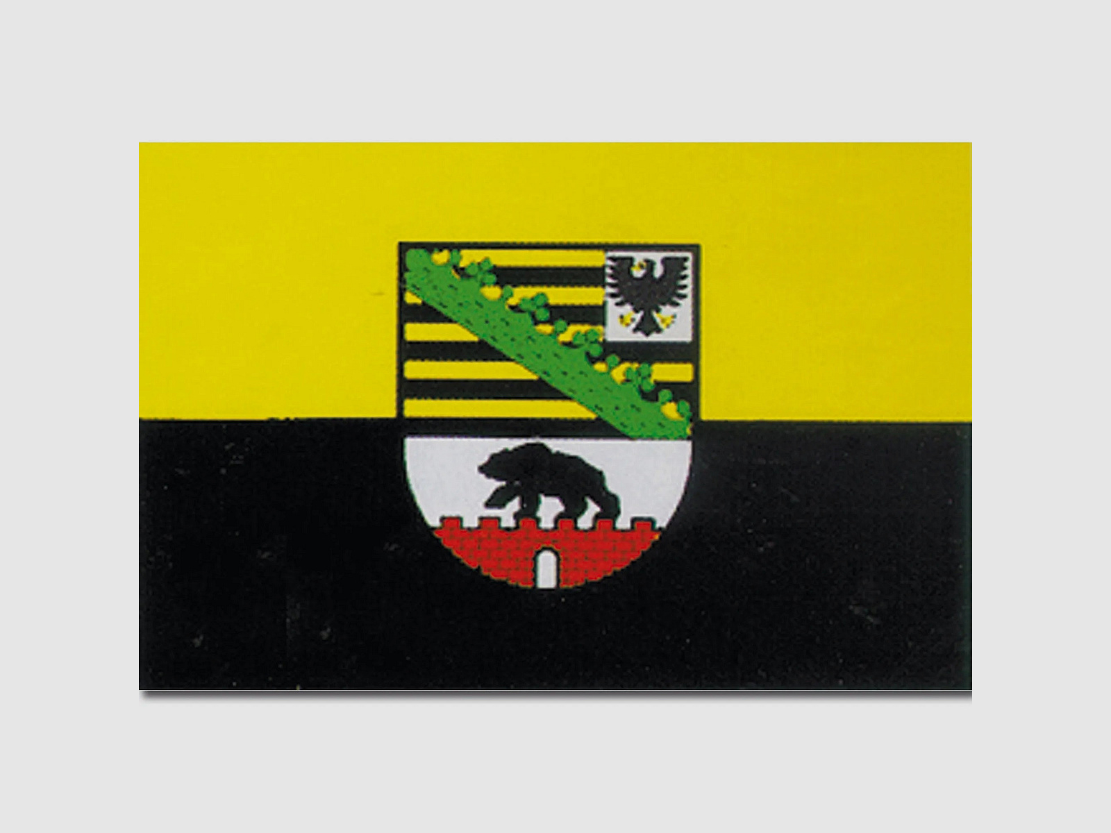 Unbekannt Flagge Sachsen-Anhalt