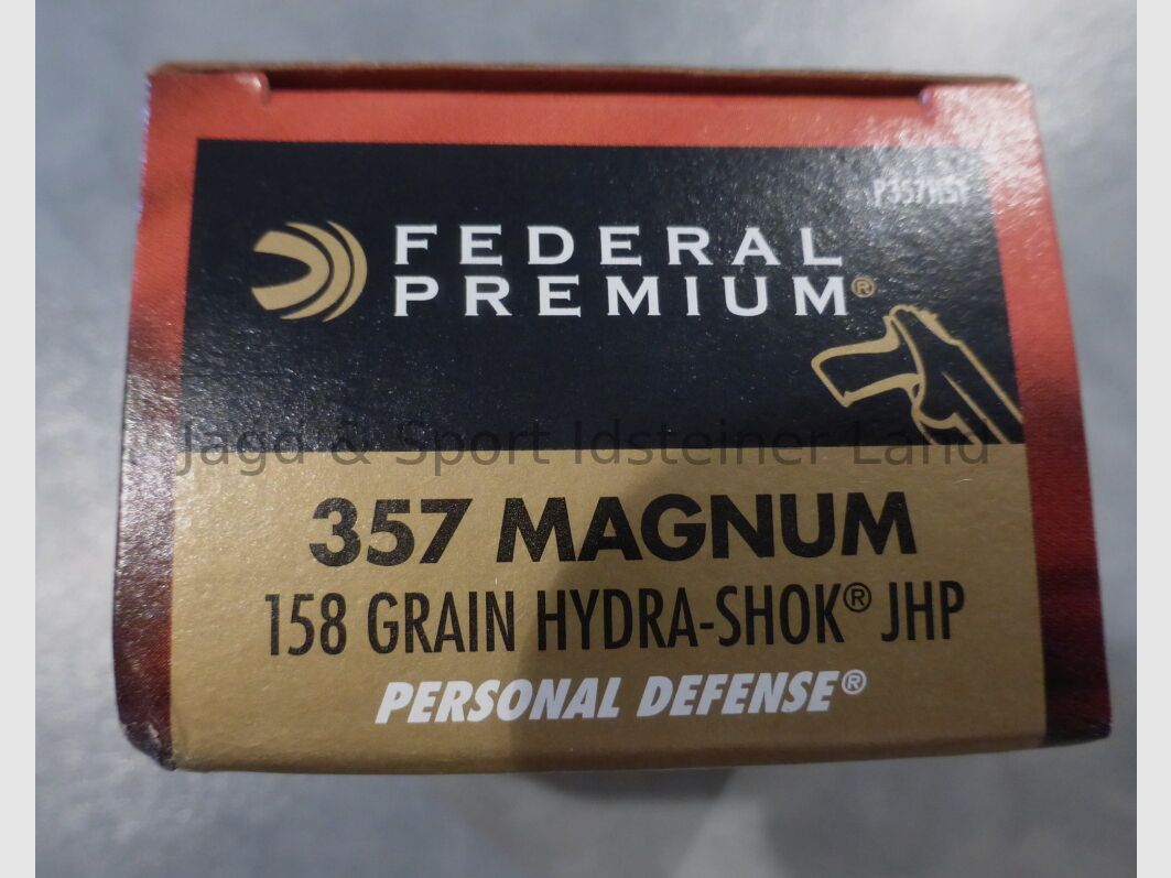 FEDERAL HYDRA SHOK, 158grs, JHP, Personal Defence