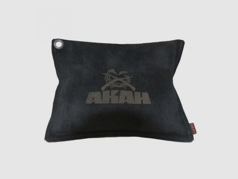 AKAH rifle rest made of suede leather