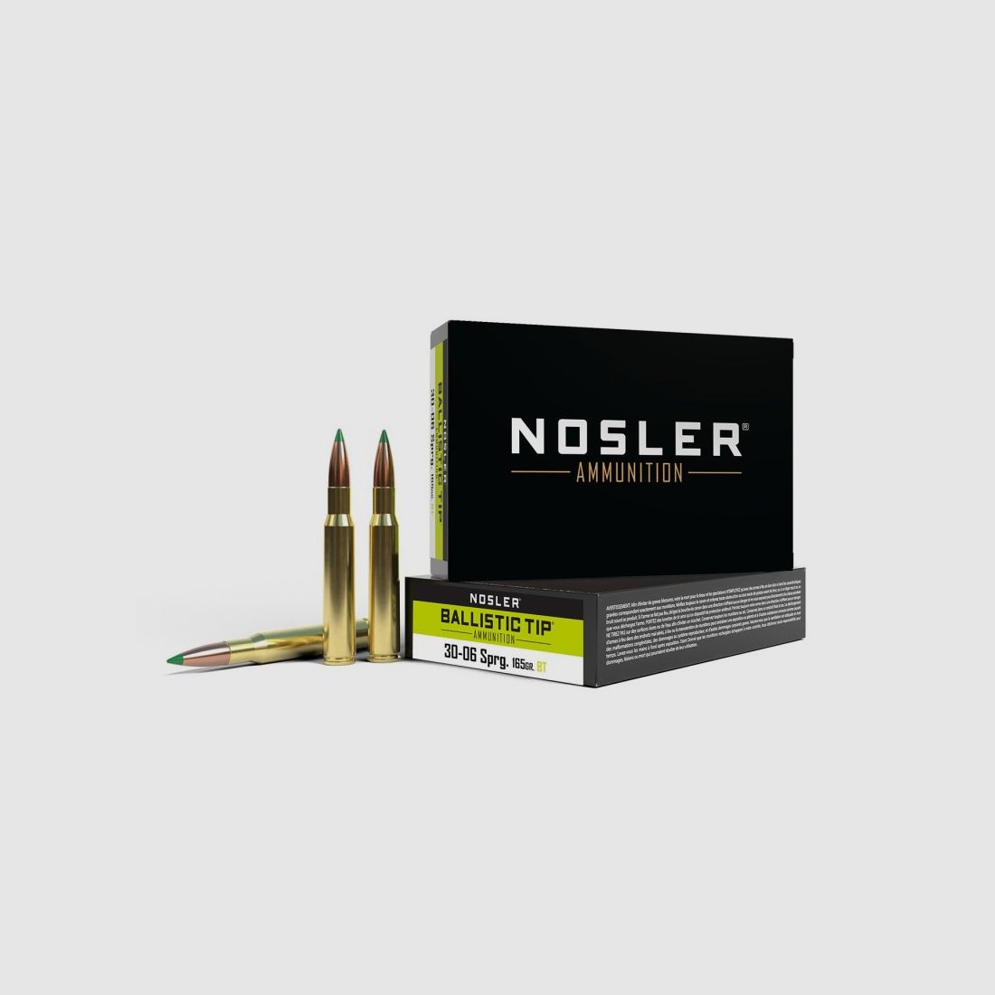 Nosler Munition Kal. 30-06 – Ballistic Tip 165gr. 20 Stk.