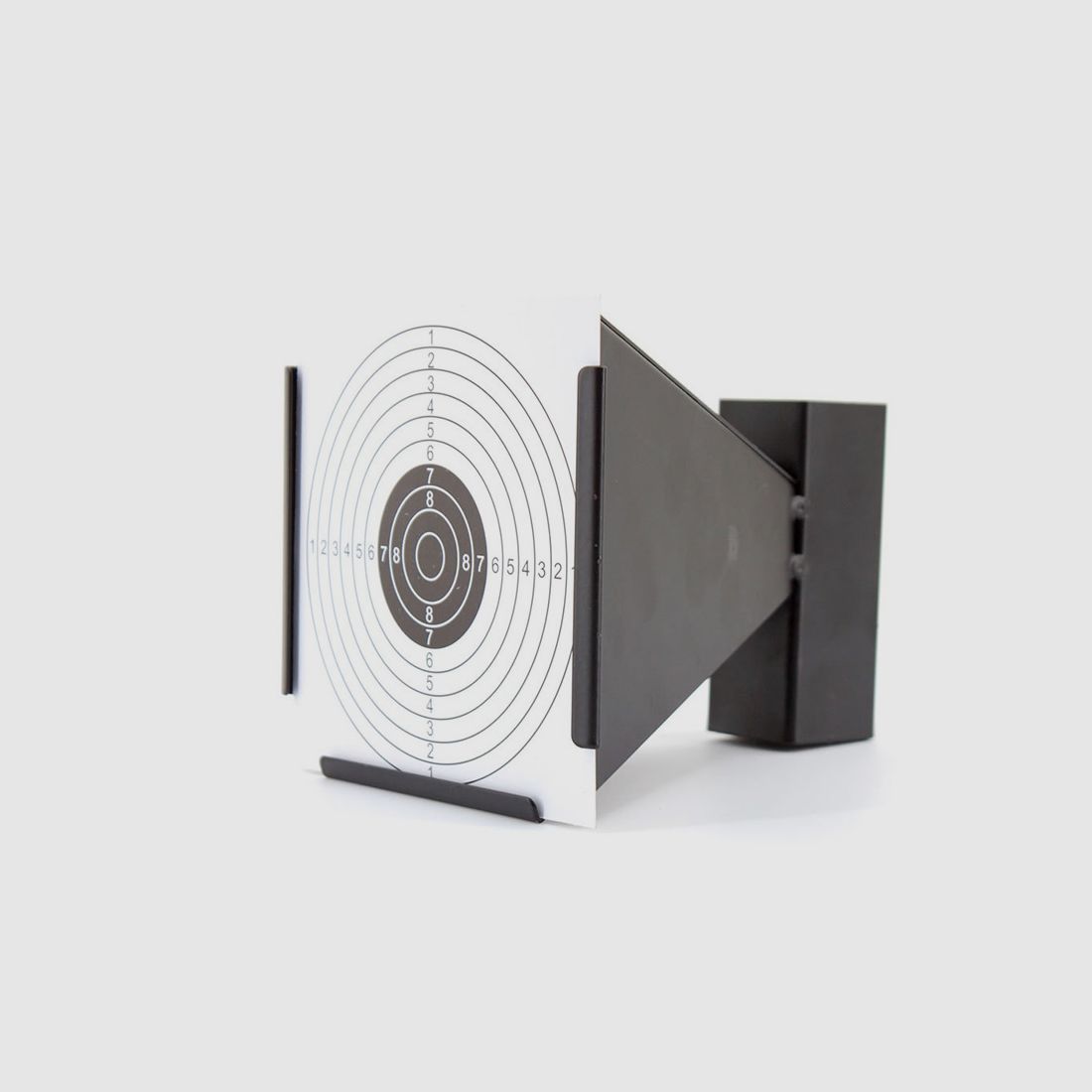 Kugelfangkasten First Strike Trichter fĂĽr Luftgewehrscheiben 14 x 14 cm Stahlblech