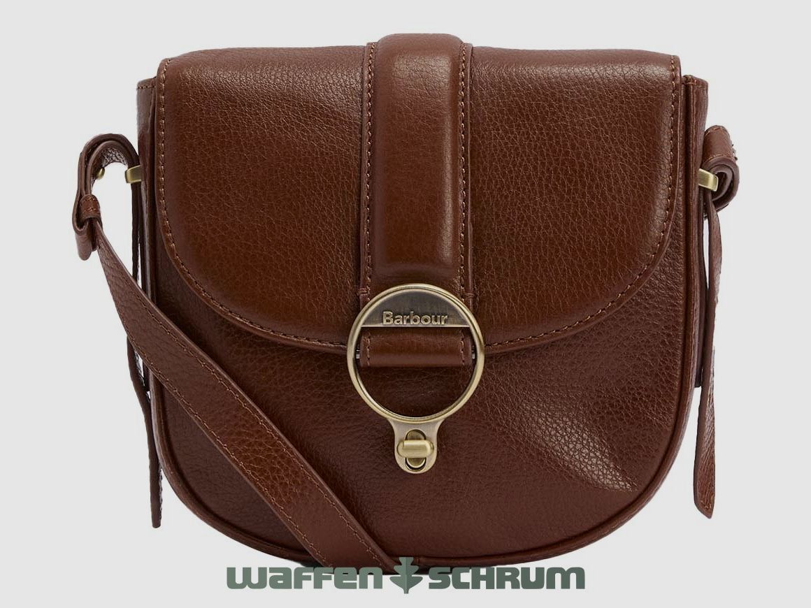 Sac en cuir Barbour Elm Crossbody marron