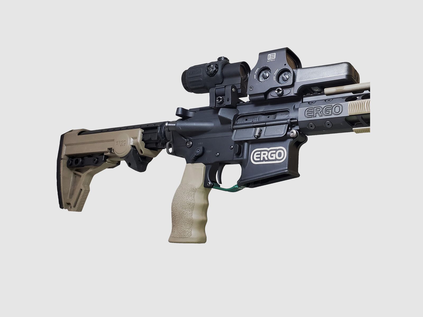 ERGO GRIP TDX-0 Flat Top Tactical Suregrip FDE, Bild 2 von 3