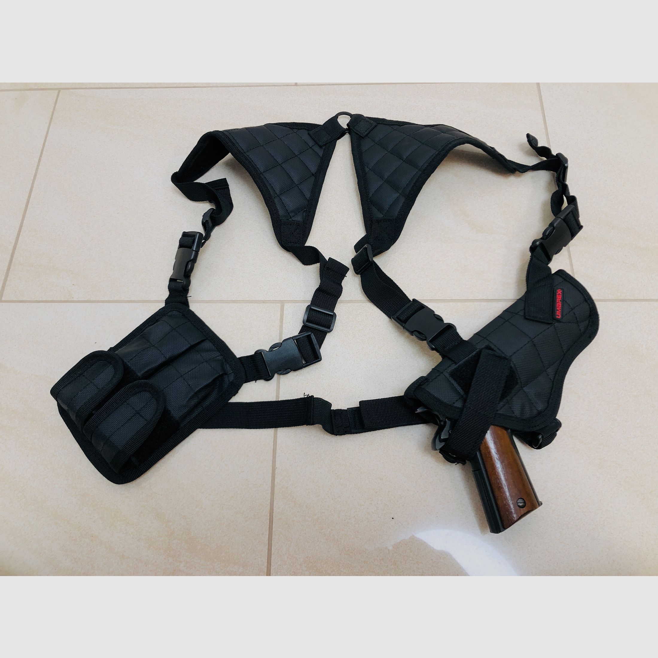 ••• Holster - Lot / 4x Cordura - Pistol holster •••