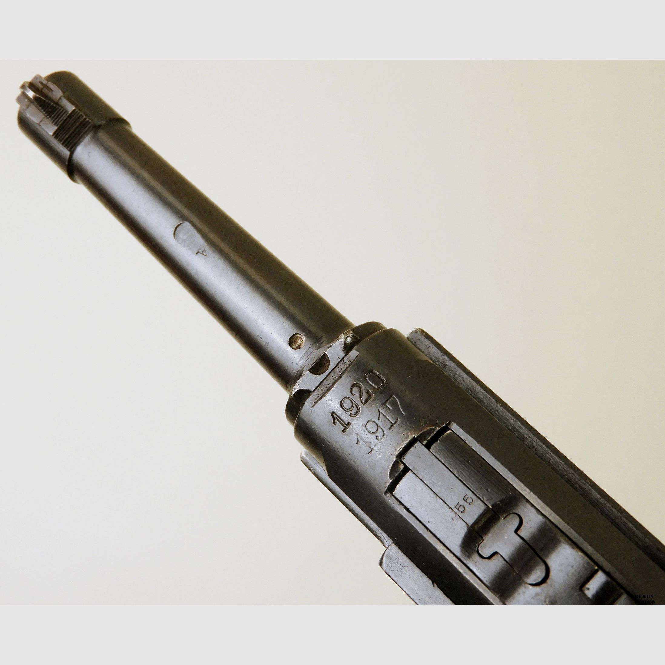 Pistole DWM mod. P08 „Double Date“ Kal. 9×19 para Seriennr. 6555, Bild 8 von 14