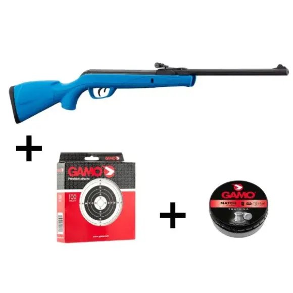 Pack Luftgewehr Gamo Junior Delta Blue Kaliber 4,5mm, Bild 1 von 6